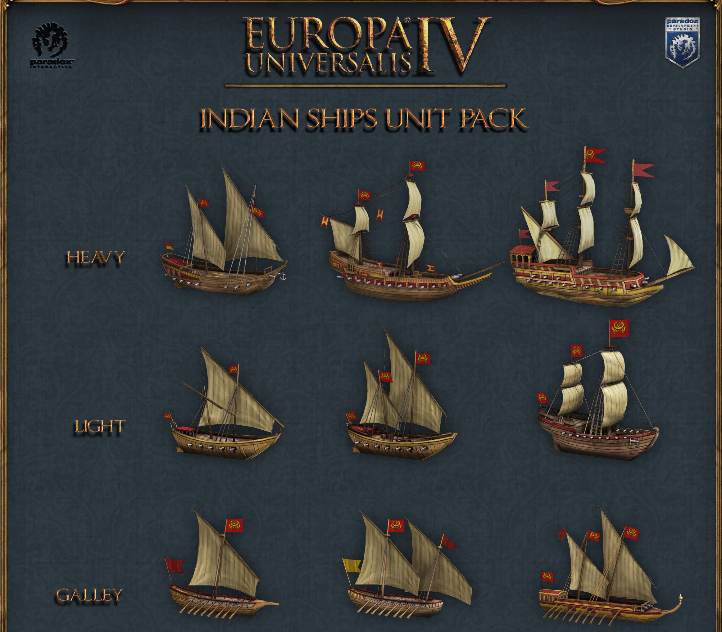 _EU4indianships Europa Universalis IV - Indian Ships Unit Pack DLC EU PC Steam CD Key - Image 1