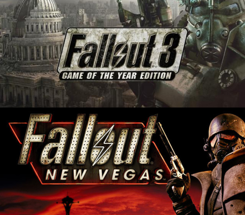 _falloutgotynewvegas2 Fallout 3 GOTY + Fallout New Vegas EU Steam CD Key - Image 1