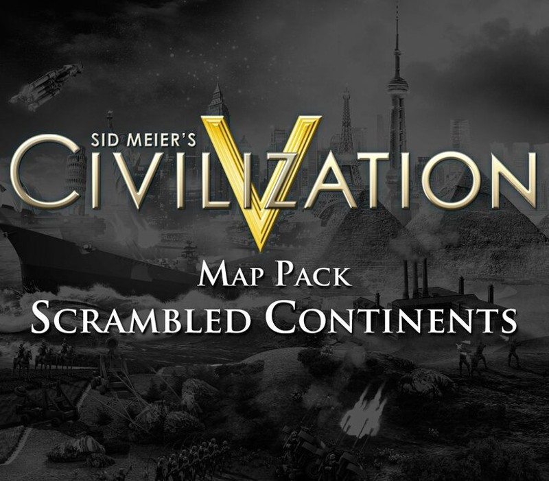 sidscrambeld800_1 Sid Meier's Civilization V - Scrambled Continents Map Pack DLC EU Steam CD Key - Image 1